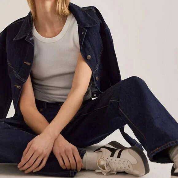 Levis 501 90s Western Jeans Dark Wash Deep Breathe NWT - Picture 3 of 10